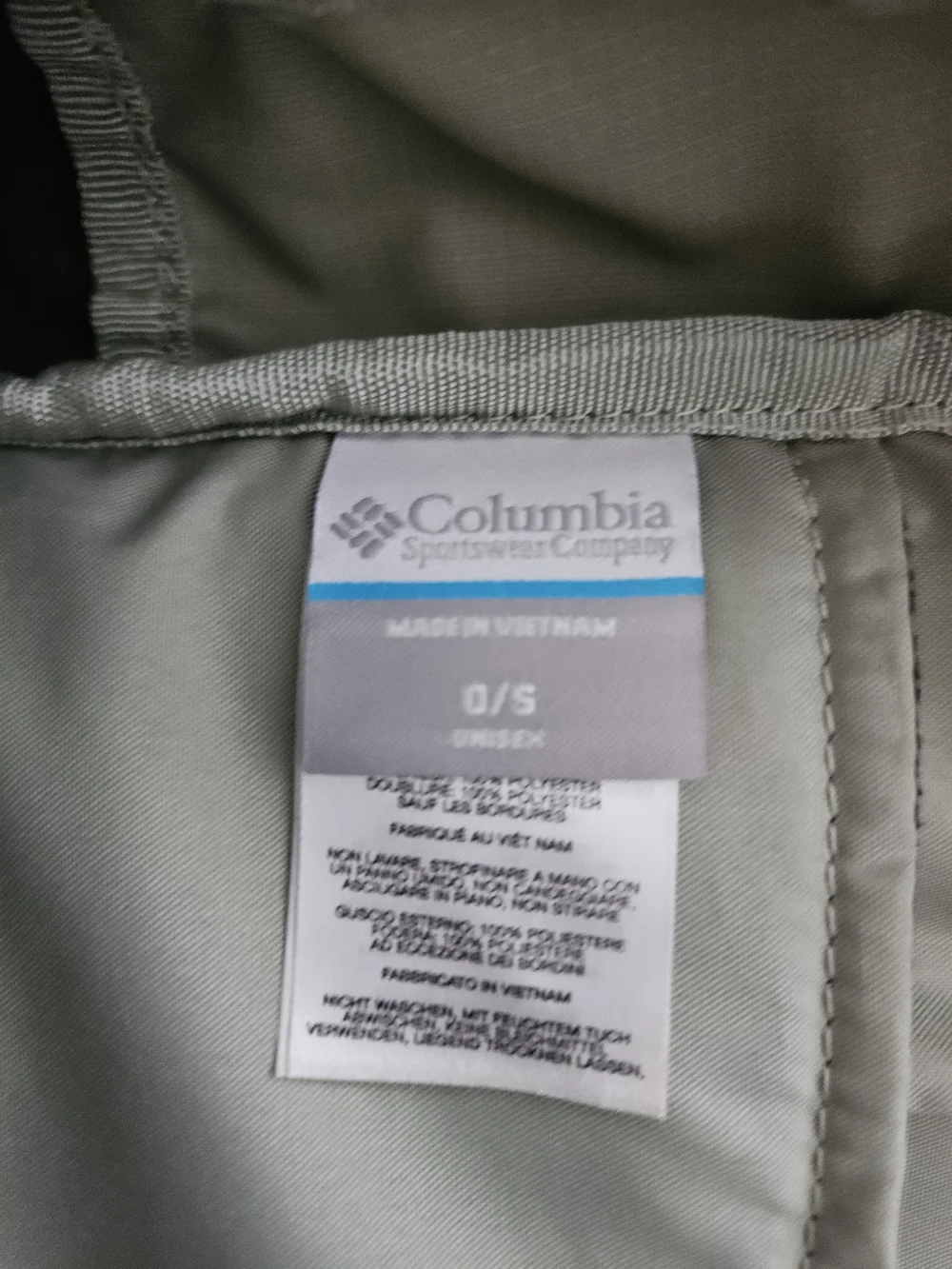 Columbia Two-Tone Sage and Olive Backpack